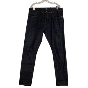 GAP Denim Skinny‎ Fit Jeans Men's 36x32 Dark Wash Classic Style Men's Pants NWOT
